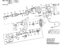 Bosch 0 601 110 046 Drill 220 V / GB Spare Parts